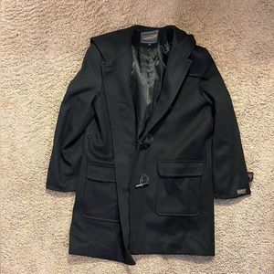 Pendleton black coat, size 12